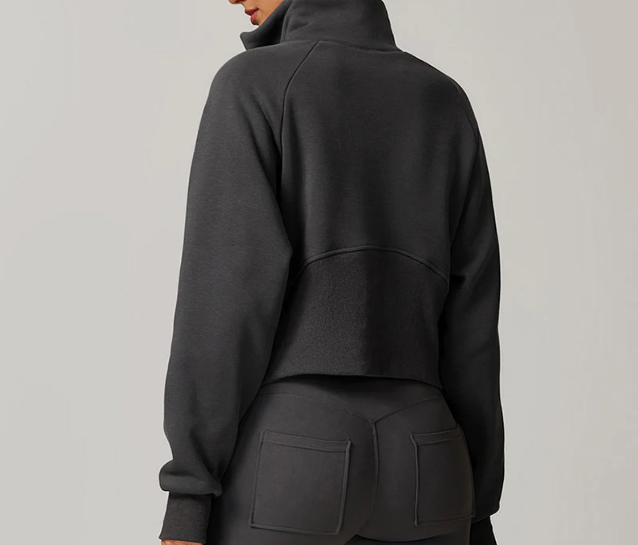 HALF ZIP SWEATER