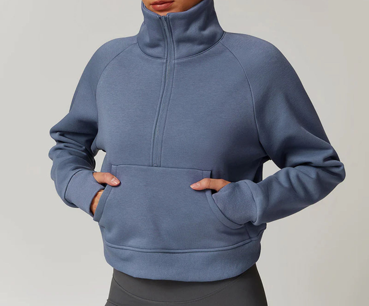 HALF ZIP SWEATER