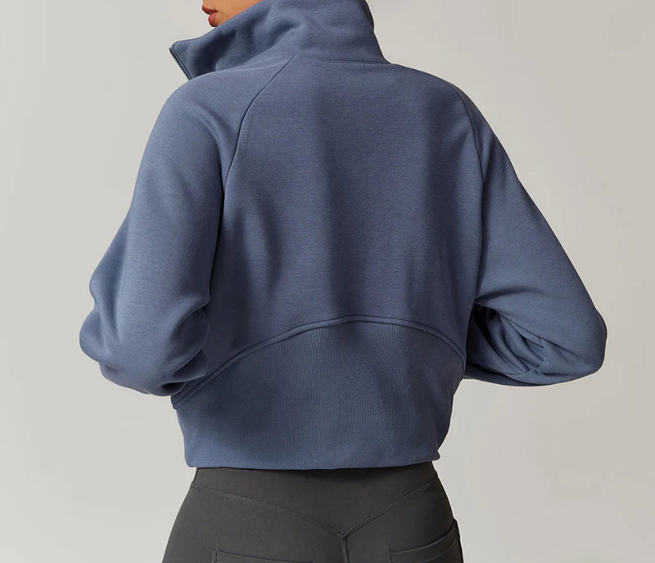 HALF ZIP SWEATER
