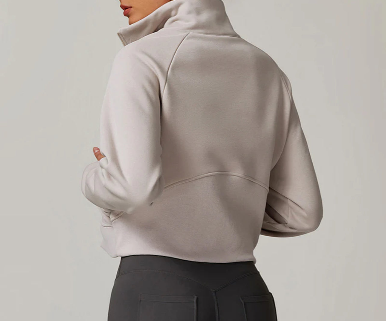 HALF ZIP SWEATER