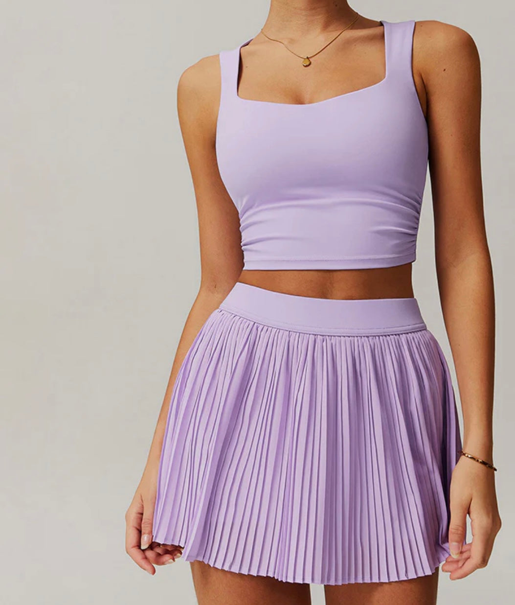 Tennis Solid Square Tank