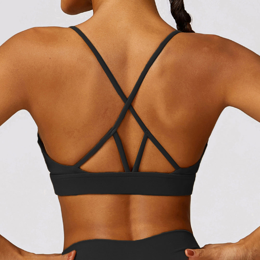Jet Black Sculpt Sports Bra