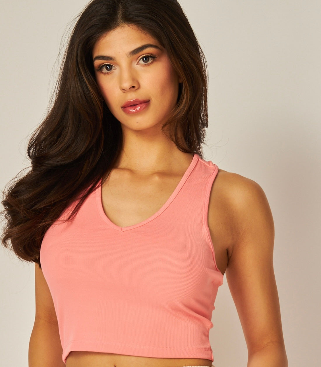 Salmon Racerback Tank Top