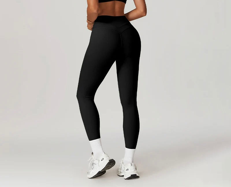 Black Berry High-Waisted Leggings