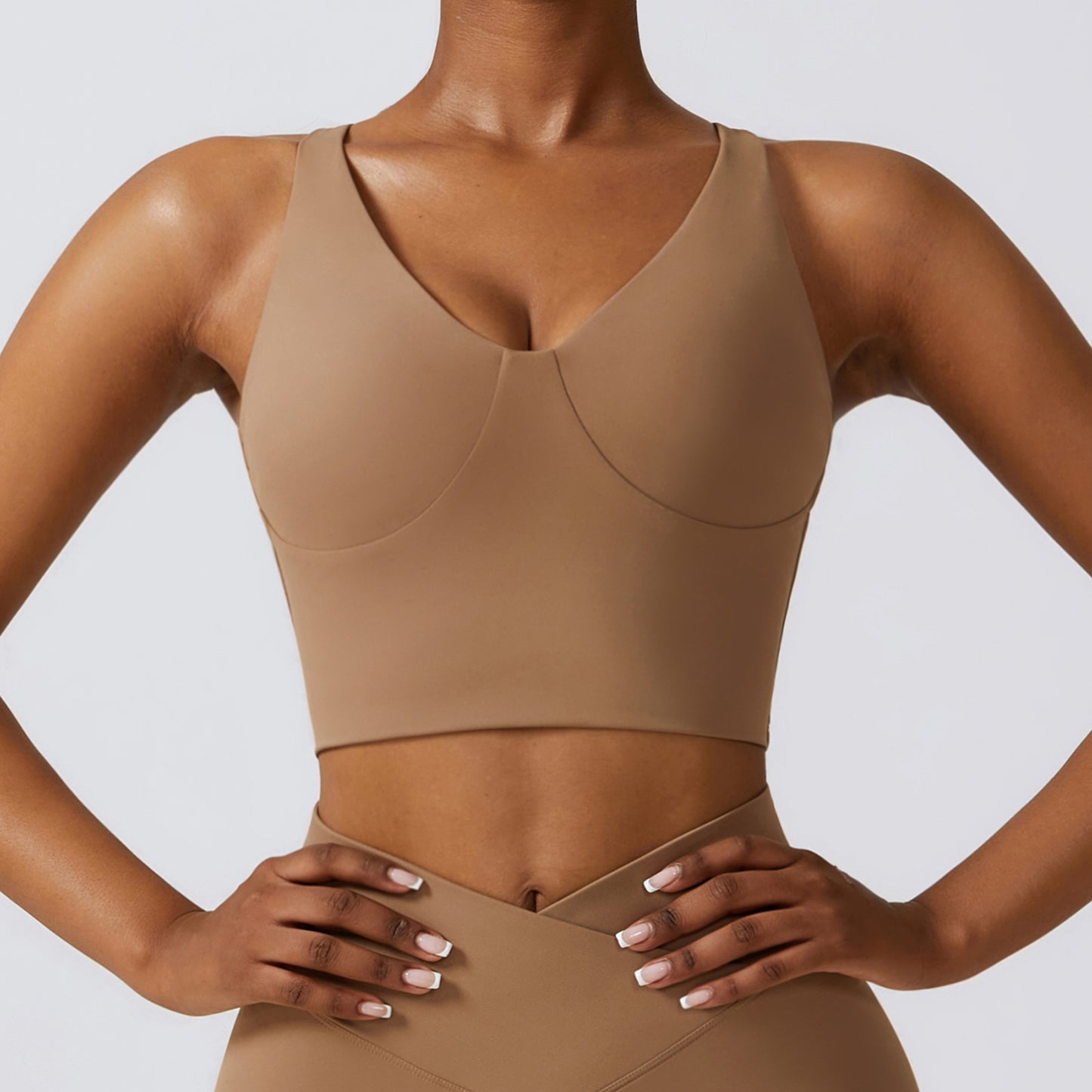 Soft Brown Pilates Princess Top