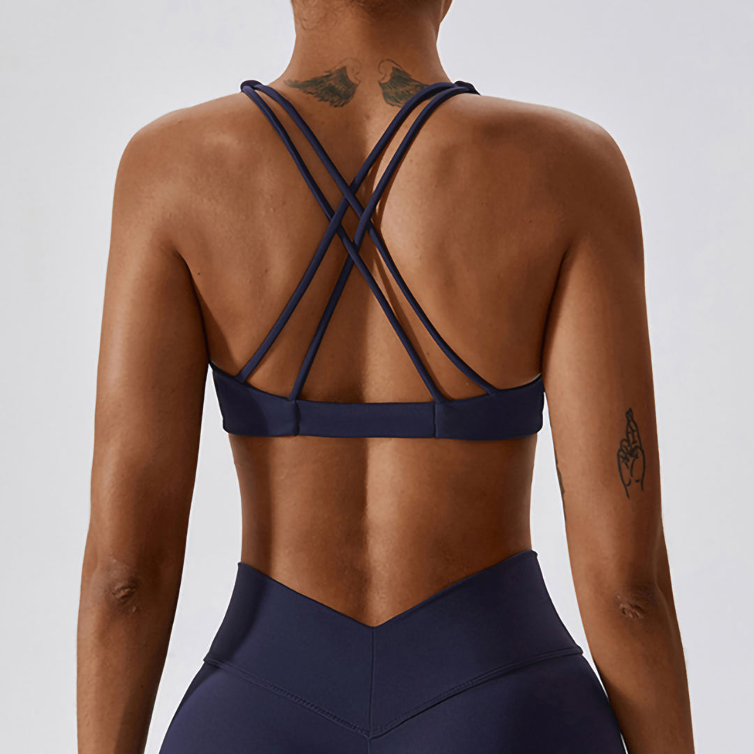 Open Back Twist Bra