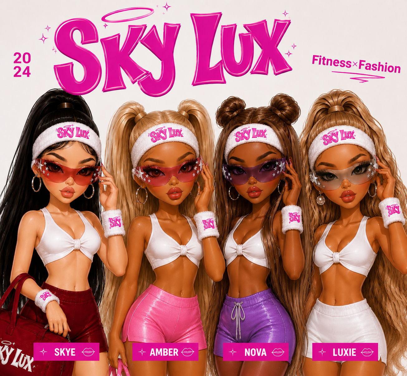 STARLET Y2K SHADES-CLEAR