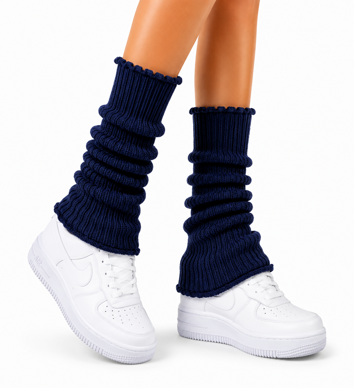 ANGEL CLUB LEG WARMERS NAVY