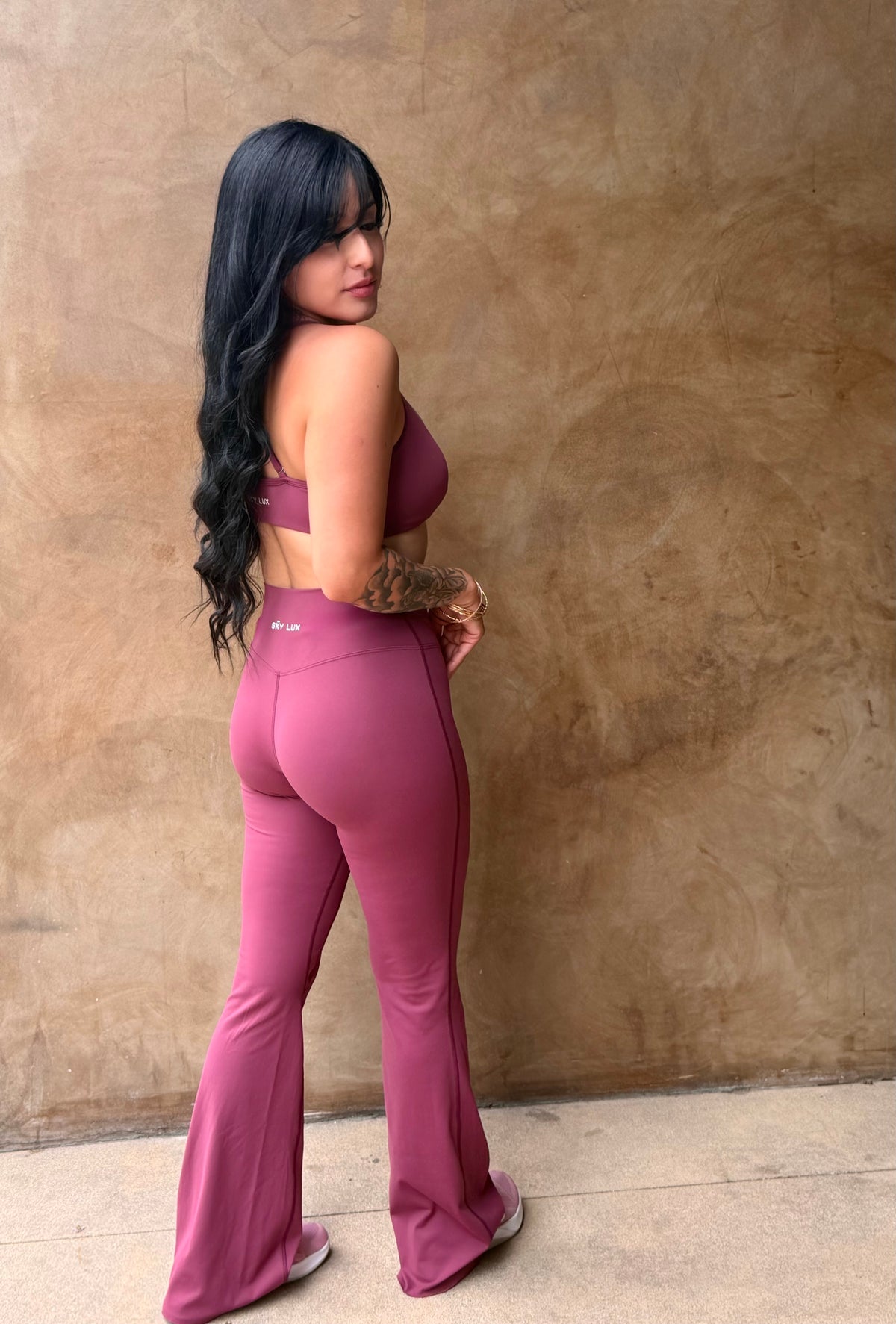 Sugar Plum Flared Leggings
