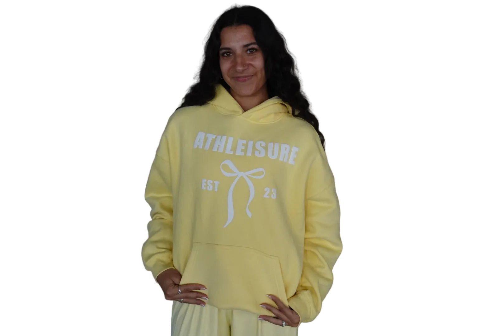 ATHLEISURE BOW HOODIE