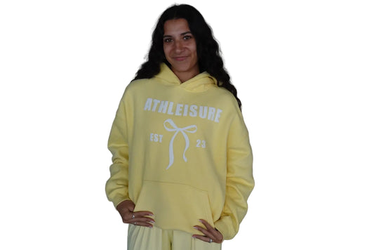 ATHLEISURE BOW HOODIE
