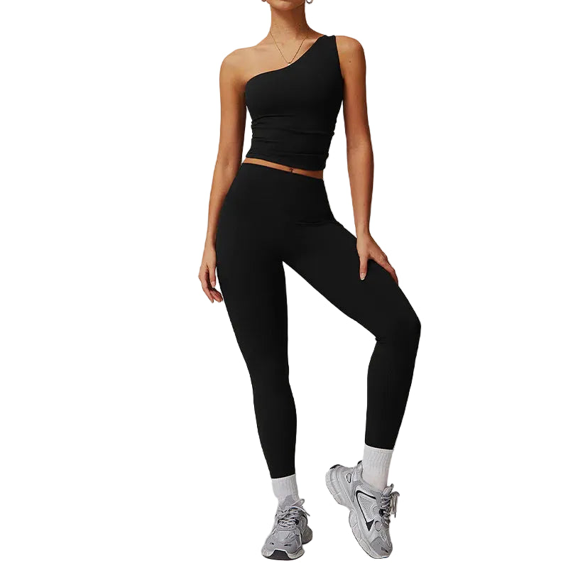 One Shoulder Sports Bra