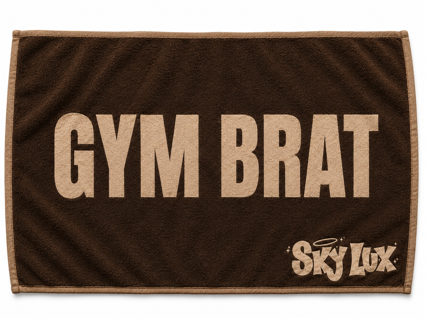 GYM BRAT GYM TOWEL-TAN/BROWN