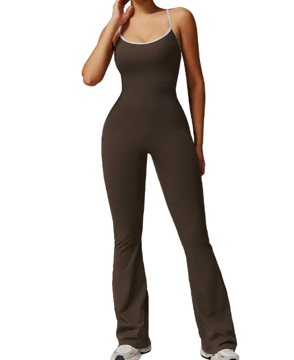 Two Tone Flared Bodysuit