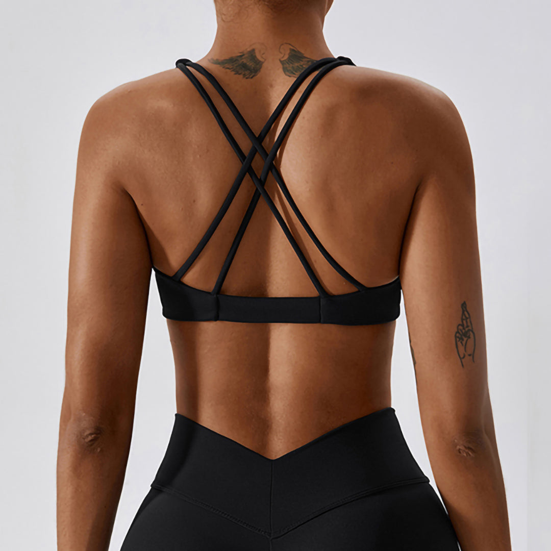Open Back Twist Bra