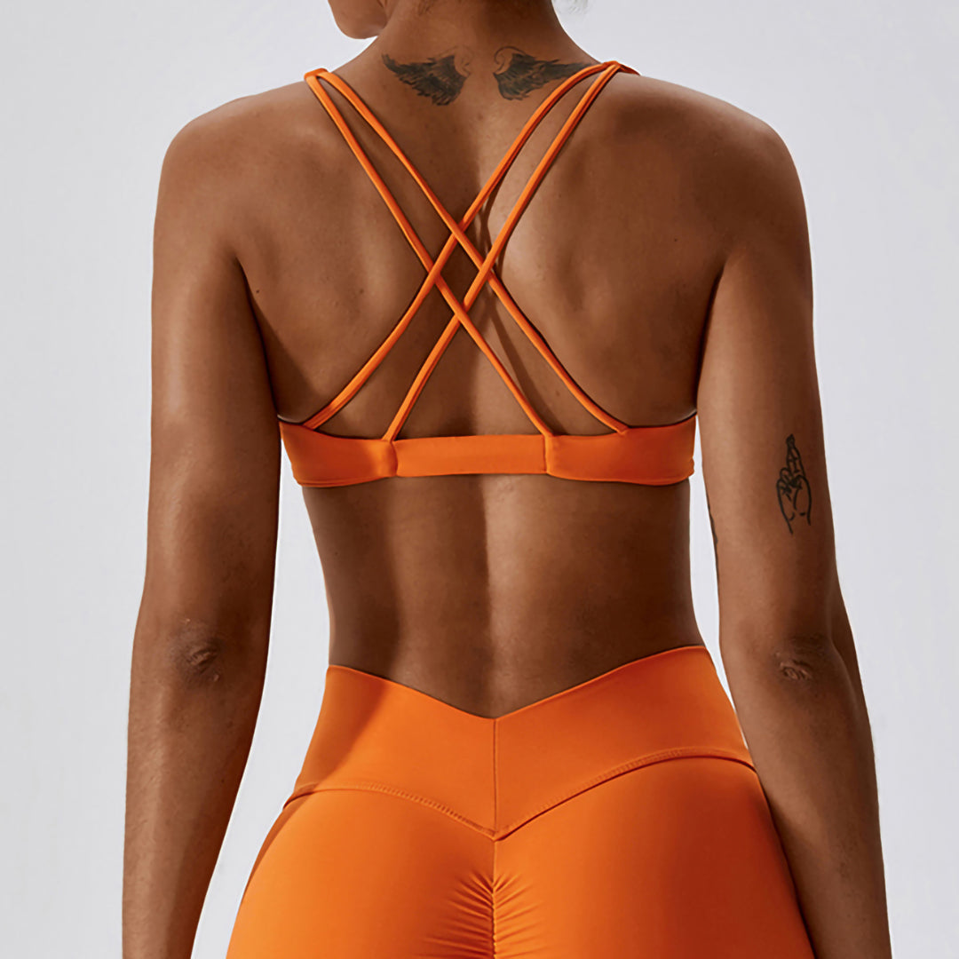 Open Back Twist Bra