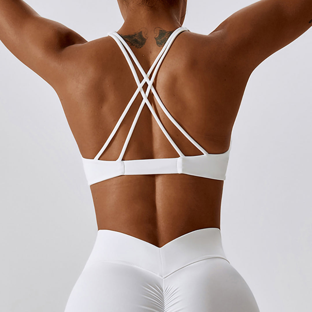 Open Back Twist Bra