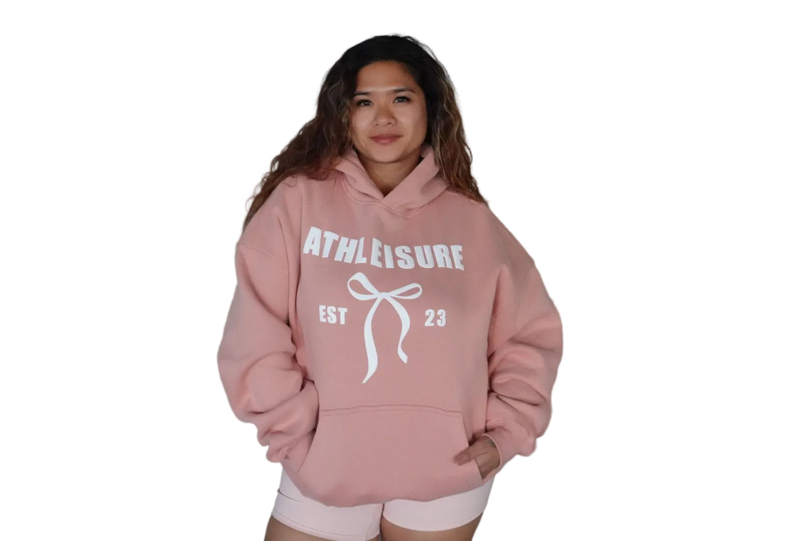 ATHLEISURE BOW HOODIE