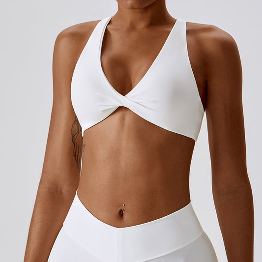 Open Back Twist Bra