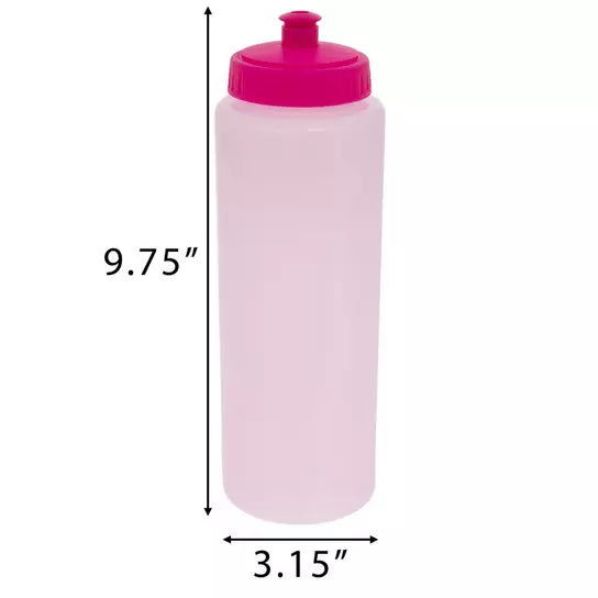 FITNESS WATER BOTTLE - PINK