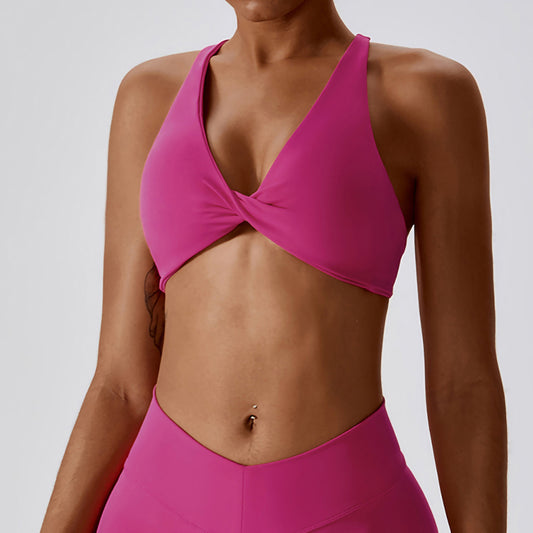 Open Back Twist Bra