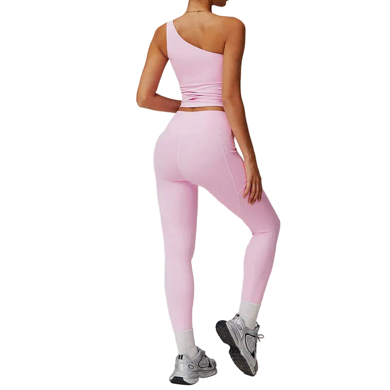 One Shoulder Sports Bra