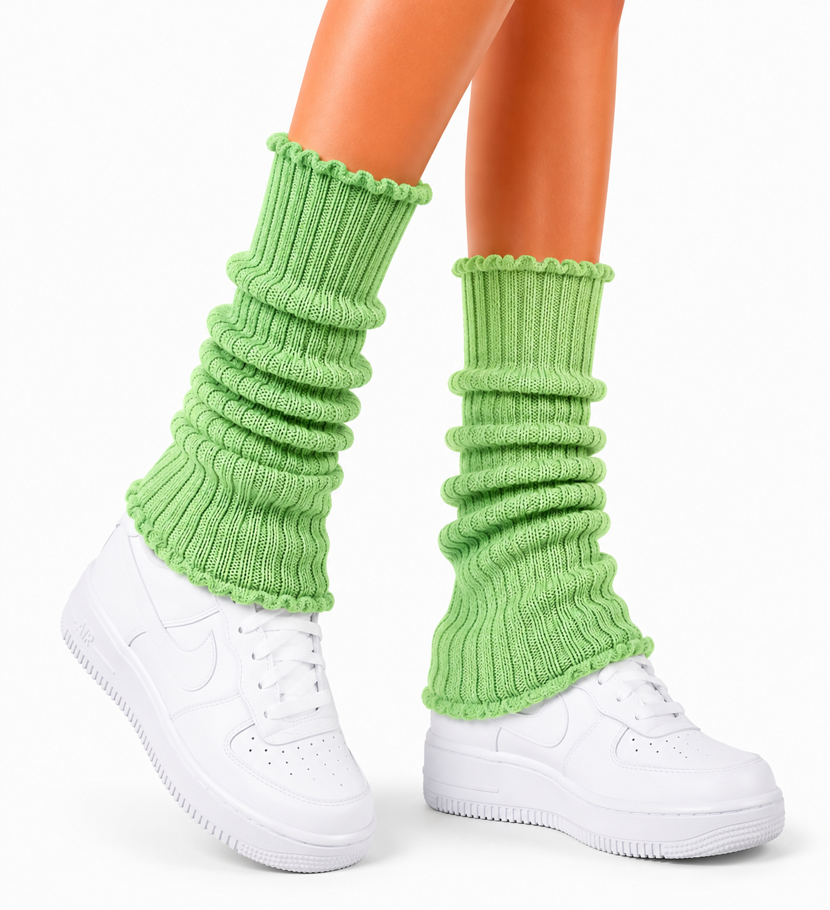 ANGEL CLUB LEG WARMERS LIME