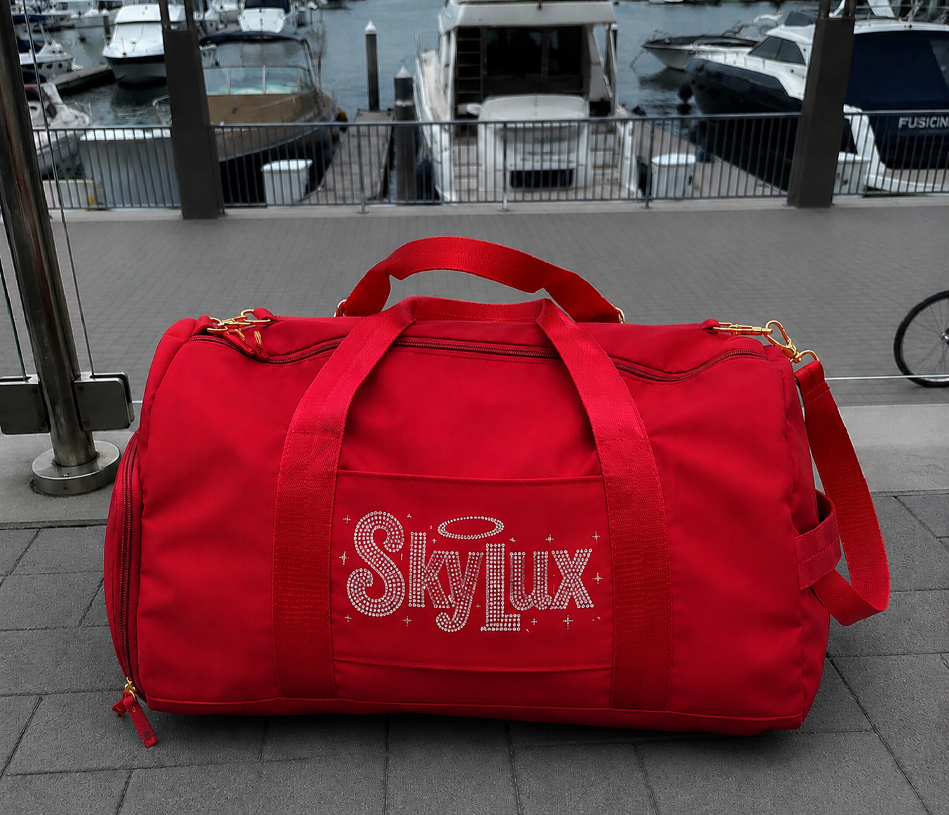 ANGEL GYM BAG-RED