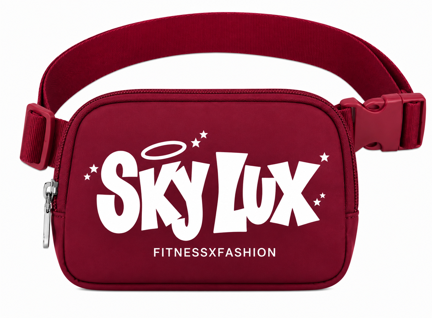 CHERRY RED HALO BELT BAG