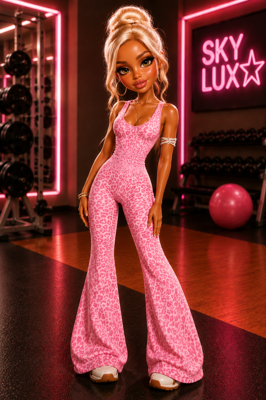 BLUSH  LEOPARD