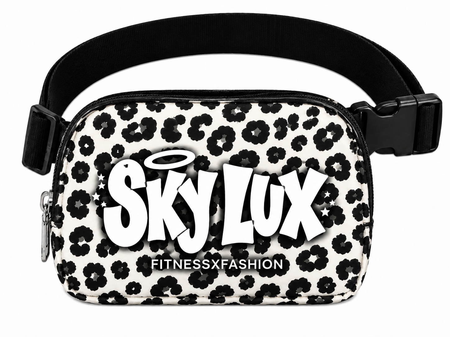 LEOPARD BLACK BELT BAG