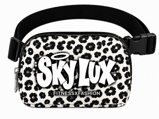 LEOPARD BLACK BELT BAG