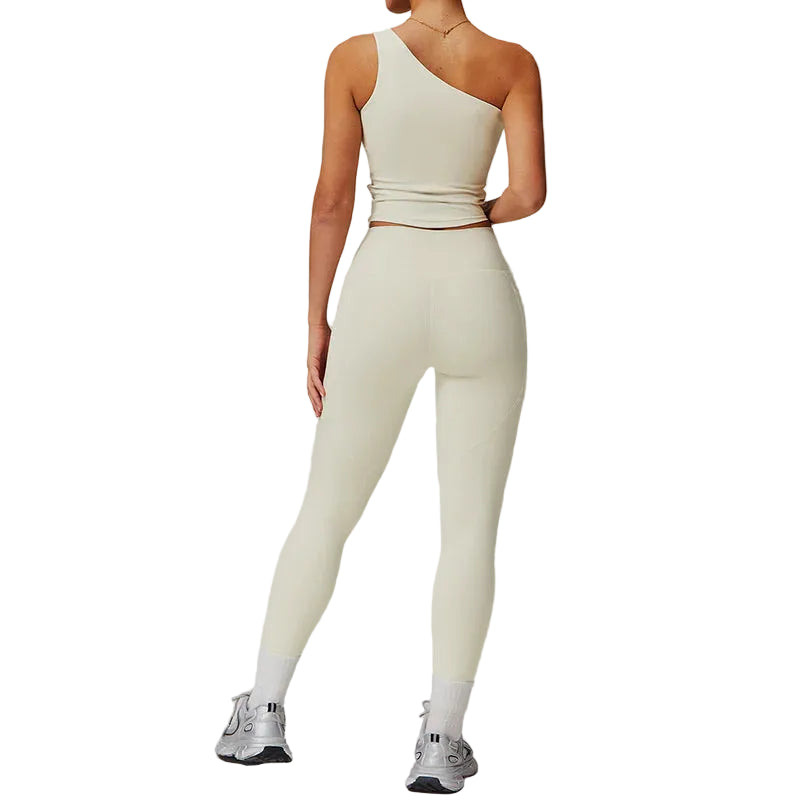 One Shoulder Sports Bra