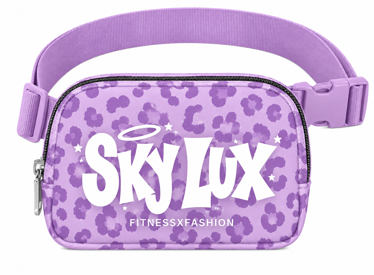 LEOPARD LAV BELT BAG