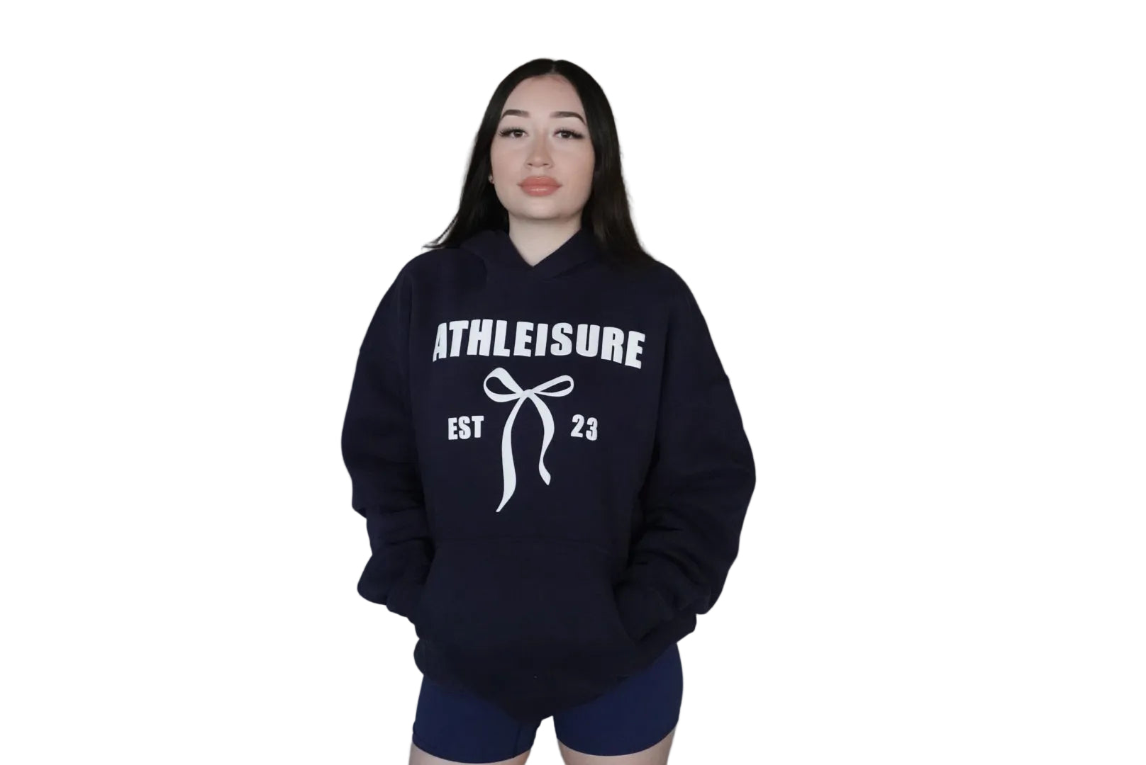 ATHLEISURE BOW HOODIE