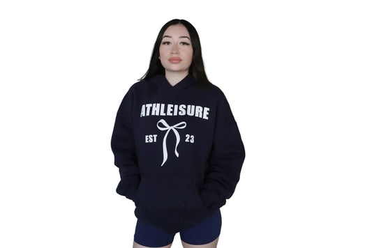 ATHLEISURE BOW HOODIE