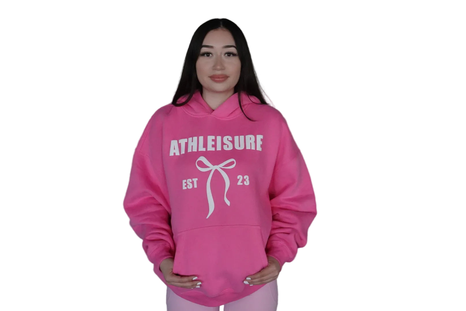 ATHLEISURE BOW HOODIE