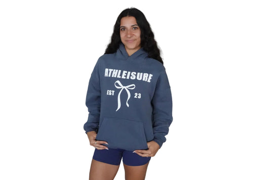 ATHLEISURE BOW HOODIE