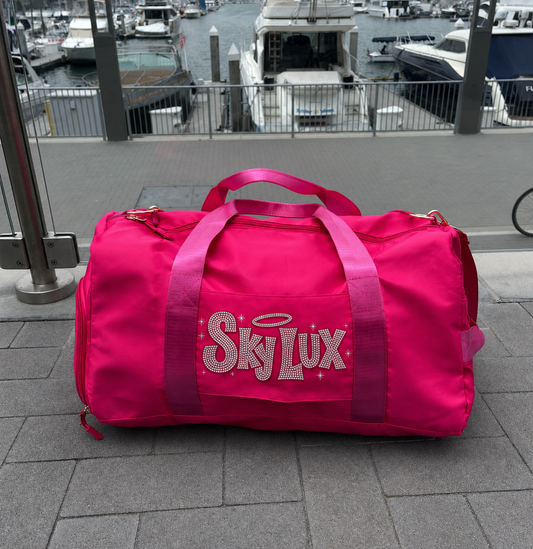 ANGEL GYM BAG-HOT PINK