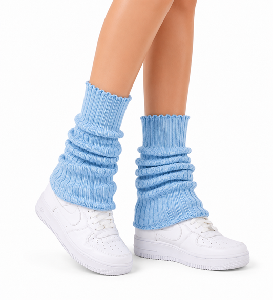 ANGEL CLUB LEG WARMERS LIGHT BLUE