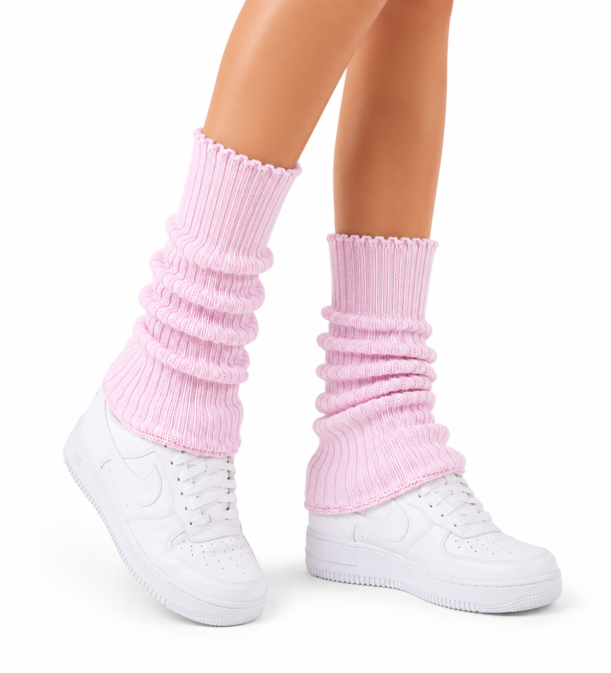 ANGEL CLUB LEG WARMERS BLUSH PINK