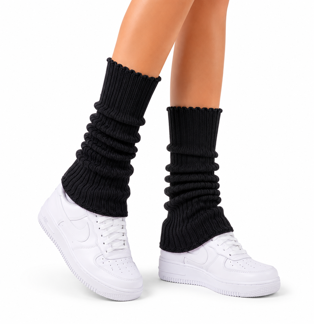 ANGEL CLUB LEG WARMERS JET BLACK
