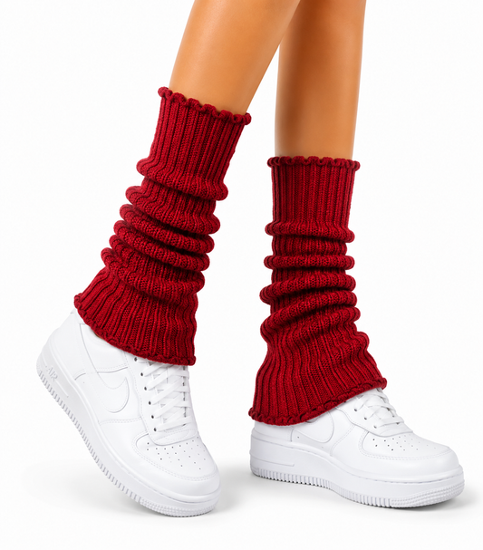 ANGEL CLUB LEG WARMERS HOT RED