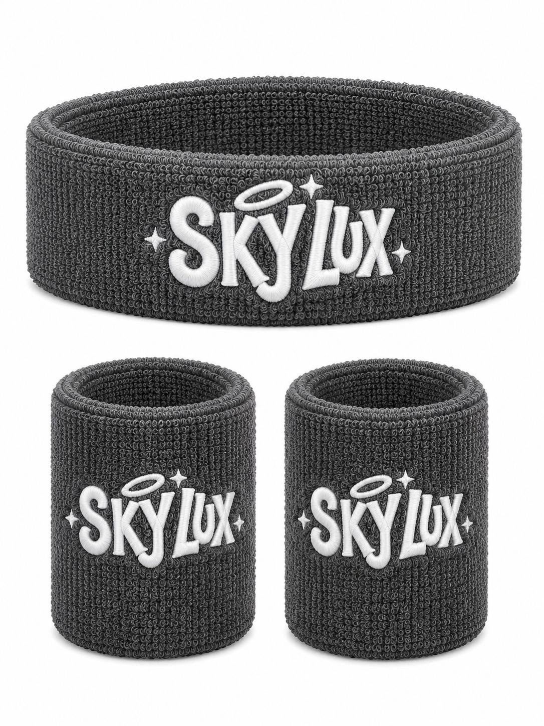 ANGEL ENERGY HEADBAND SET-RAINY SKY