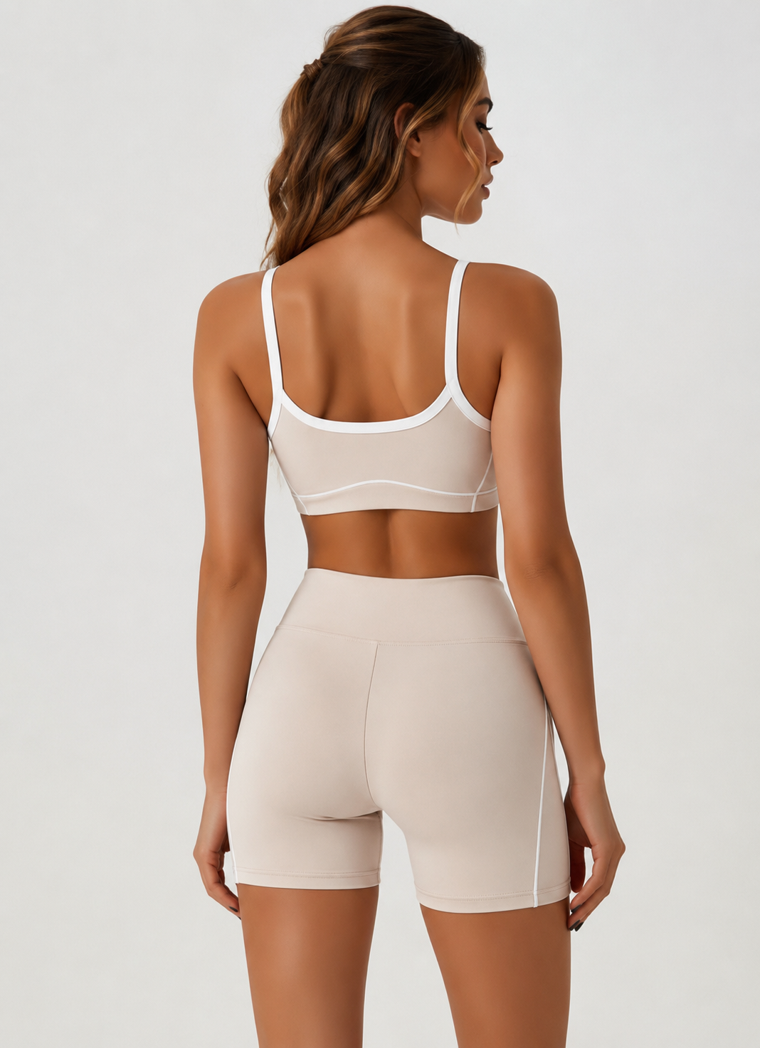 DOUBLE TROUBLE TAN TOP