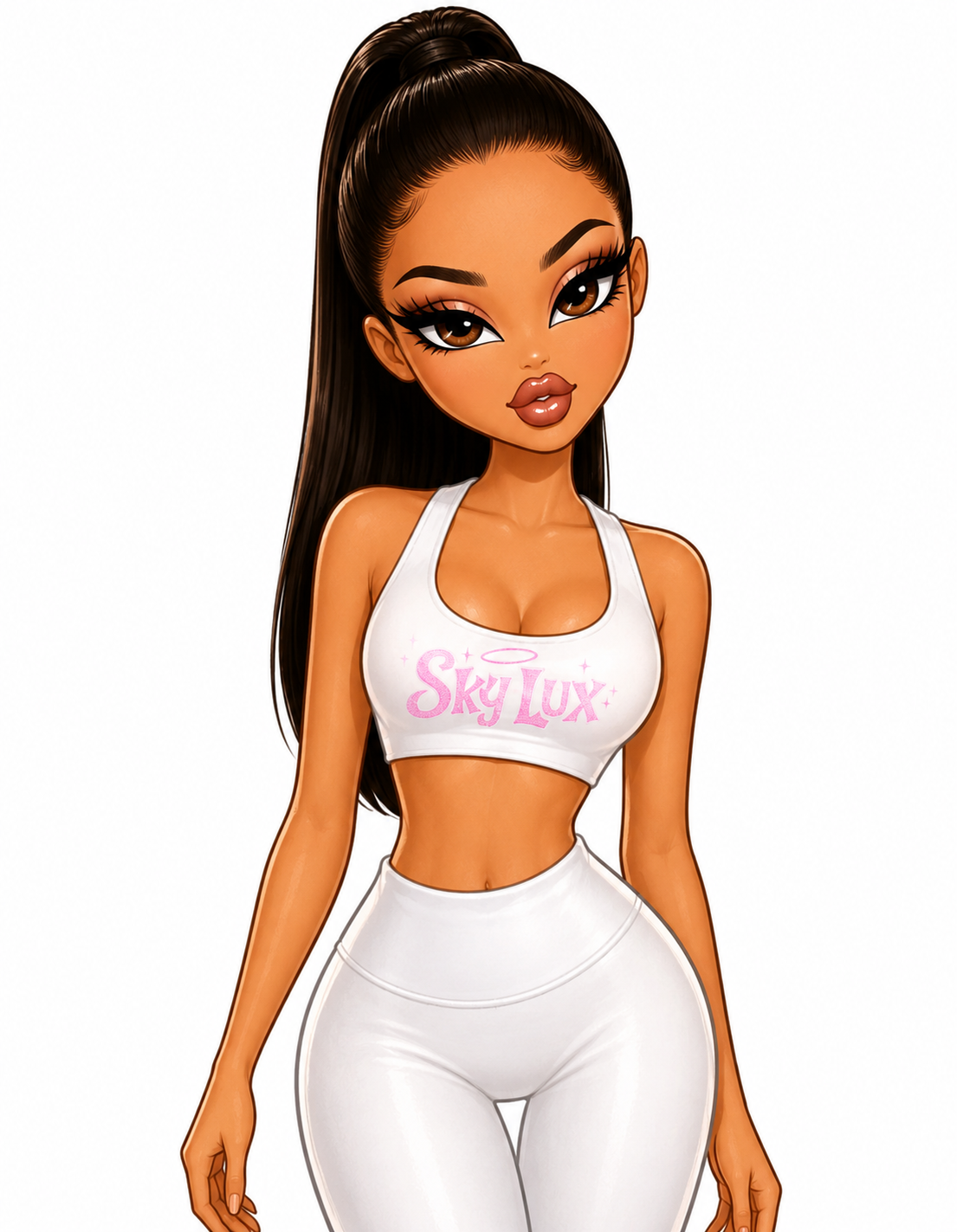 BLING SPORTY DOLL TOP