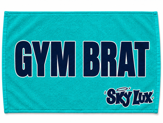 GYM BRAT GYM TOWEL-NAVY/TEAL