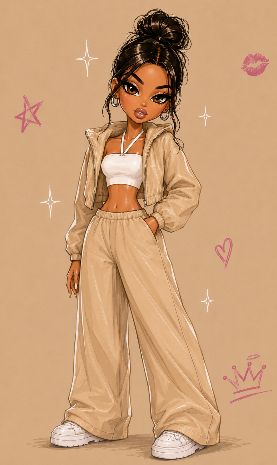 SAFARI PANTS -TAN