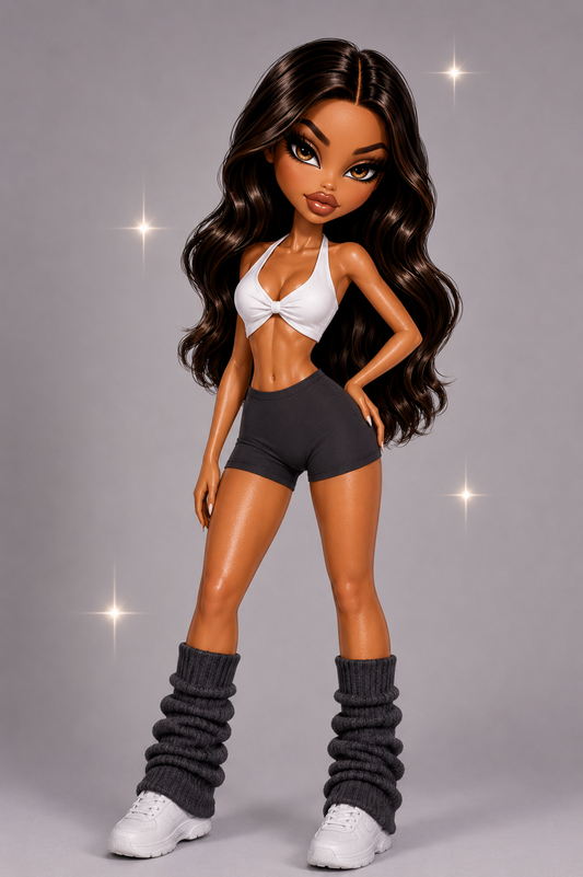 DOLL SHORTS -DARK GREY