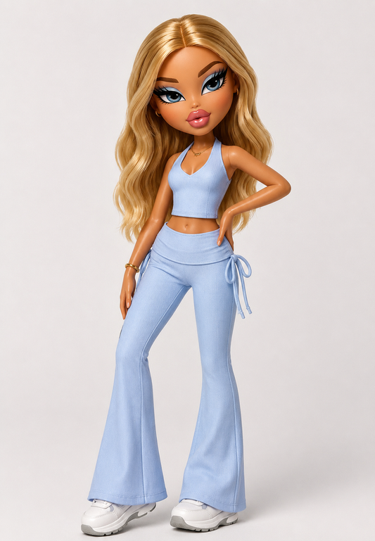 SKY DOLL FLARED LEGGINGS